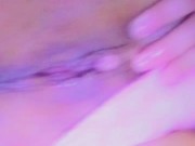 Pretty wet tight pussy squirtin 12/16