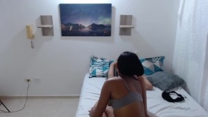 My hot wife fucks me in my living room.