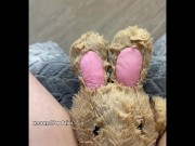 POV pussy humping and peeing on my plushie toy 12/16