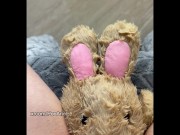 POV pussy humping and peeing on my plushie toy 13/16