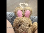 POV pussy humping and peeing on my plushie toy 5/16