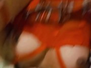 Mujer trans se masturba rico, jugando con sus juguetes en su ano apretado 14/16