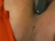 Mujer trans se masturba rico, jugando con sus juguetes en su ano apretado 7/16