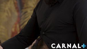 Staghomme Bastian Karim gets face fucked by hung Clergyman Leandro
