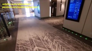 Cruise Ship MILF Restroom Blowjob