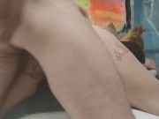 banging my girls tight pussy doggystyle 14/16