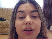 The way she grips her thighs, completely overtaken