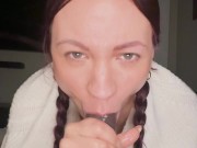 POV Blowjob: Blowing Bubbles on Big Dick 🫧 Sloppy BJ - Screenshot 16 of 16 - HD