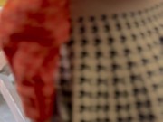 Cats don't wear panties, but I take off my panties in a cafe (part 1). 10/16