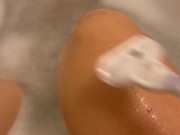 Clean legs and cum with me!