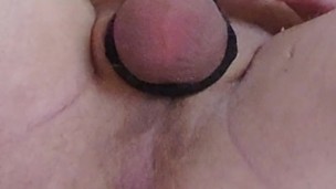 Horny orgasm in the sock
