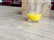 Babe gives perfect Handjob under the Table in a crowded Restaurant :P risky !