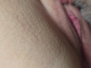 Stepdad licks and fingers teens tight pussy