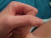 A quivkie before roommate gets out of the shower 10/16