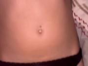 he puts his fingers in my pussy to wake me up and cums on my pajamas 4/16