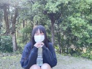 のあちゃんの野ションおしっこ我慢！！山登りしながらお漏らししちゃった！ 9/16