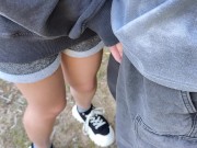 山登り中におしがましてお漏らししちゃった小便臭いまんこに中出し 5/16