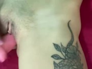 Blonde Latina hast fun with Dildo and masturbating to orgasm 14/16