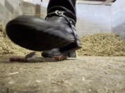 Riding boot sweet crush. POV giantess, boot worship 10/16