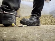 Riding boot sweet crush. POV giantess, boot worship 12/16