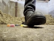 Riding boot sweet crush. POV giantess, boot worship 2/16
