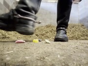 Riding boot sweet crush. POV giantess, boot worship 5/16