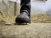 Riding boot sweet crush. POV giantess, boot worship 9/16