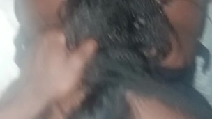 African girlfriend likes the morning BBC backshots