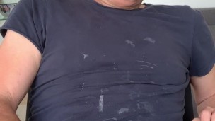 Me jerking off after edging all day. I have a mustache here.