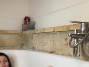 Countdown ends with breath and squirt in sync 14/16