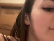 Thighs pulsing harder as vibrator buzzes nonstop 6/16