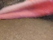 Ladykaiyo Red Panty Teaser, Close-Up on Pretty Pink Pussy 3/16