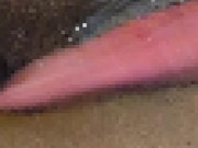 Ladykaiyo Red Panty Teaser, Close-Up on Pretty Pink Pussy 4/16