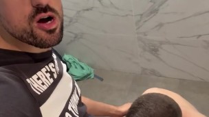 Hot twink having sex with daddy with huge cock