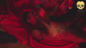 Dominating and biting Danyel Mast session BDSM No1