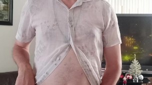 Кончаю на новогодний стол