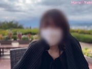 【素人】野外露出！Eカップ色白彼女が野外で放尿して中出し青姦 素人カップル/美少女/色白美乳/中出し/フル動画(28分)/일본여대생과질내사정섹스 4/16