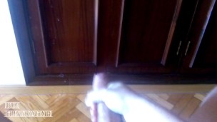 Inundo de semen la habitación! Gran descarga espesa sentado y gimiendo alto!