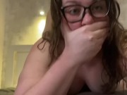 I FILM MYSELF WHILE MY STEPDAD FUCKS MY TIGHT ASSHOLE/StepDAD Stepdaughter 4/16