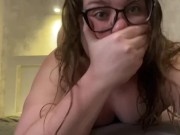 I FILM MYSELF WHILE MY STEPDAD FUCKS MY TIGHT ASSHOLE/StepDAD Stepdaughter 8/16