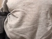 Brunette plays with perky boobs 4/16