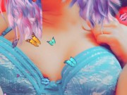 THIS IS WHAT AN ORGASM LOOKS LIKE REAL JAPANESE PURPLE HAIR CUMMING