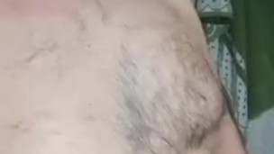 Calentón nocturno en el baño con streptease paja y corrida final (PARTE 2/2)