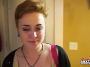 Inked Hottie Micah Sucks A Cock And Gets Her Mouth Jizzed! 2/16