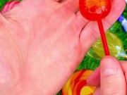 Satisfying video Asmr lollipops candy unboxing video Asmr opening video and chocolate gummy candy 11/16