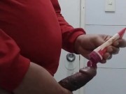 Hindi magkasya ang sextoys sa titi ni Daddy 10/16