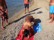 CUM PARTY ON THE BEACH! MY ASSHOLE IS THERE FOR EVERYONE! 1/16