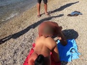 CUM PARTY ON THE BEACH! MY ASSHOLE IS THERE FOR EVERYONE! 14/16