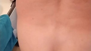 After a morning shower and hygiene a great stretch of my hole