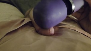 I only cum with a vibrator because I'm a good sissy cum whore. You want a taste?
